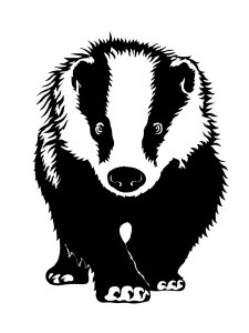 Badger Stencil 2