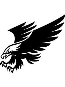 Bald Eagle Stencil 10