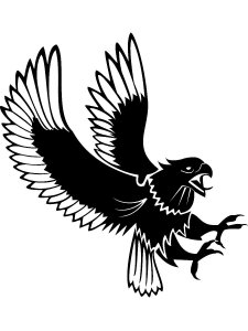 Bald Eagle Stencil 23