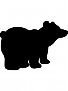 Bear Stencil 13