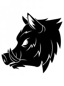 Boar Stencils 17