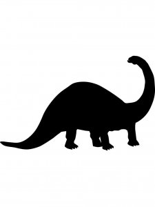 Brachiosaurus Stencil 1