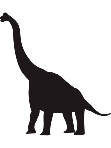 Brachiosaurus Stencil 2