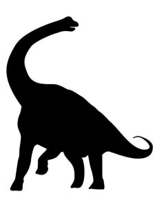 Brachiosaurus Stencil 3