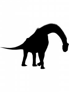 Brachiosaurus Stencil 4