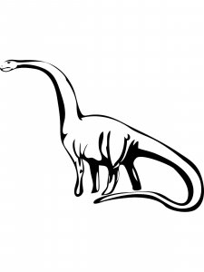 Brachiosaurus Stencil 5