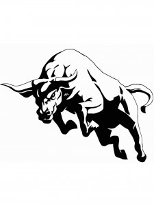 Bull Stencil 11