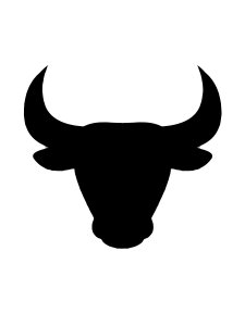 Bull Stencil 13