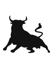 Bull Stencil 3