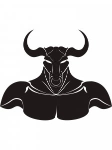 Bull Stencil 6