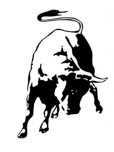 Bull Stencil 7