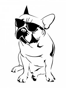 Bulldog Stencil 15