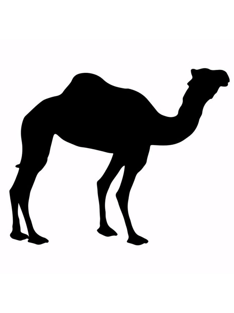 Free printable Camel stencils and templates