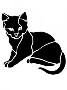 Cats Stencils 8
