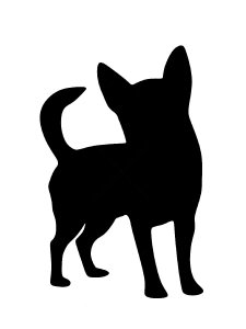 Chihuahua Stencil 3