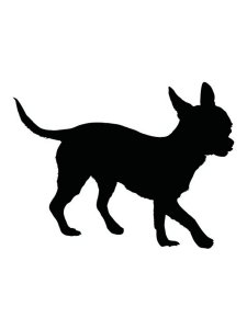 Chihuahua Stencil 4