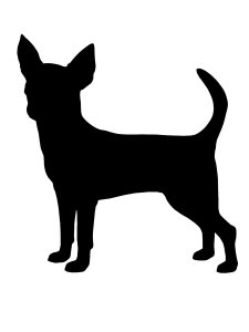 Chihuahua Stencil 6