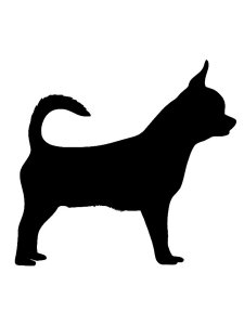 Chihuahua Stencil 8
