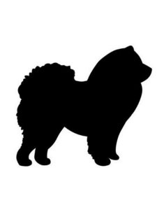 Chow Chow Stencil 6