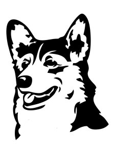 Corgi Stencil 5