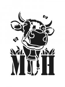 Cow Stencils 16