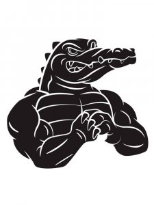 Crocodile Stencils 11