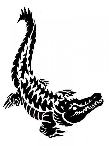 Free printable Crocodile stencils and templates