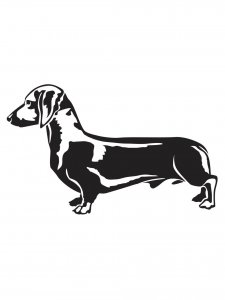 Dachshund Stencil 4