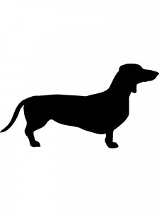 Dachshund Stencil 5