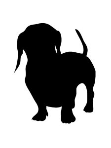 Dachshund Stencil 8