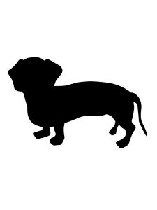 Dachshund Stencil 9