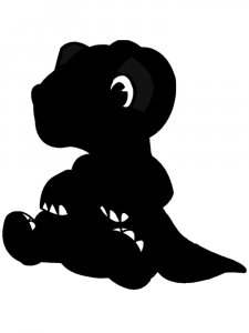Dinosaur Stencil 15