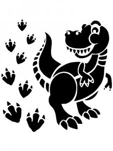 Dinosaur Stencil 21
