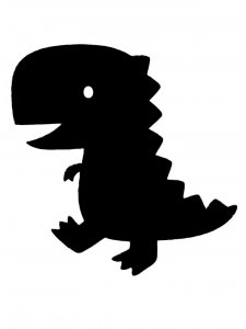 Dinosaur Stencil 22