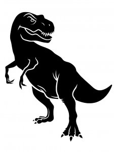 Dinosaur Stencil 24
