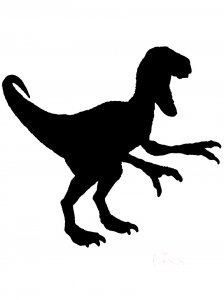 Dinosaur Stencil 26