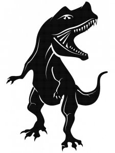 Dinosaur Stencil 31