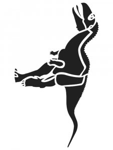 Dinosaur Stencil 7