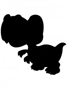 Dinosaur Stencil 9