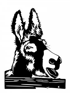 Donkey Stencil 10