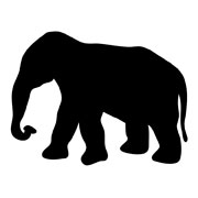 Elefanten Schablonen