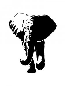 Elephant Stencils 5