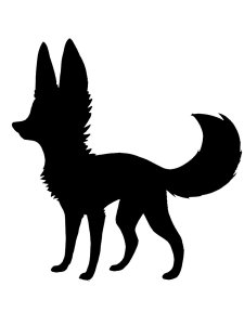 Fennec Fox Stencil 2