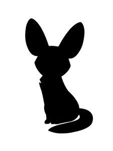 Fennec Fox Stencil 5