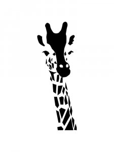 Giraffe Stencils 3