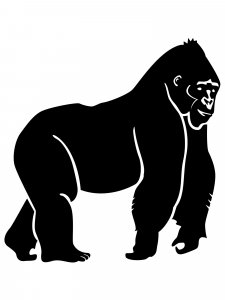 Gorilla Stencil 11