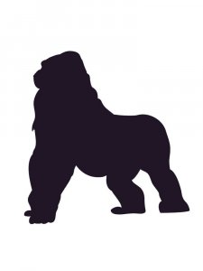 Gorilla Stencil 21