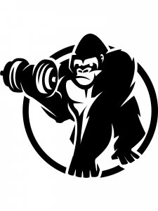 Gorilla Stencil 4