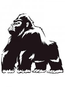Gorilla Stencil 6
