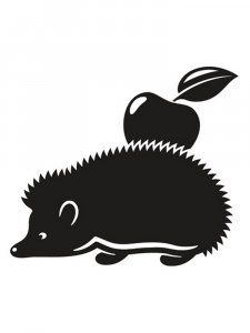 Hedgehog Stencils 10